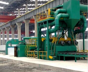 鋼板預(yù)處理生產(chǎn)線